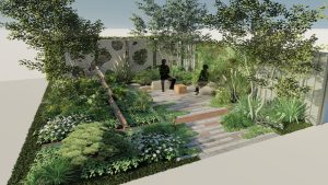 The ‘Future In Mind’ Garden, designed by Joe Eustace and sponsored by the Mental Health Commission 