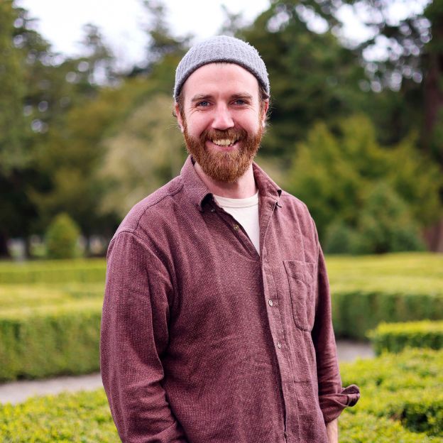 Headshot of garden designer Benny Magennis.