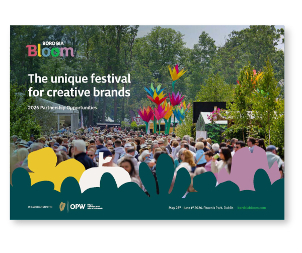 Bord Bia Bloom 2026 Festival Sponsorship brochure cover
