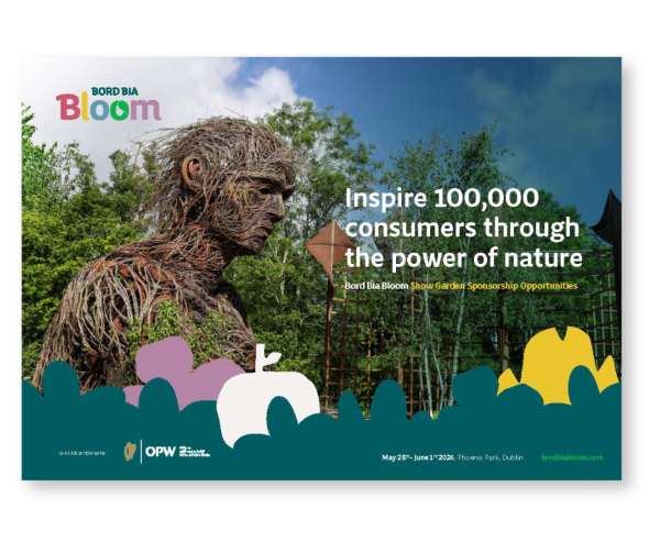 Cover art for the Bord Bia Bloom 2026 Sponsorship brochure